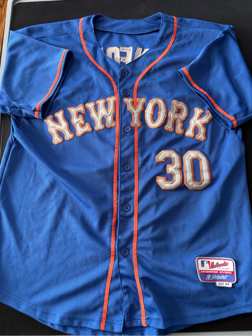 NEW YORK METS Jersey Mens Size 44 MICHAEL CONFORTO #30 MAJESTIC Cool Base